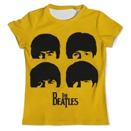 Заказать мужскую футболку в Москве. Футболка с полной запечаткой (мужская) Beatles от Виктор Гришин - готовые дизайны и нанесение принтов.