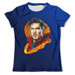 Заказать мужскую футболку в Москве. Футболка с полной запечаткой (мужская)  Doctor Strange      от T-shirt print  - готовые дизайны и нанесение принтов.