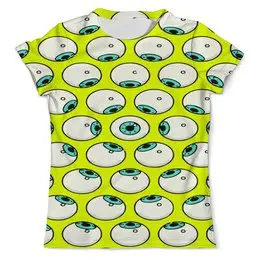 Заказать мужскую футболку в Москве. Футболка с полной запечаткой (мужская) Глаза от solntse - готовые дизайны и нанесение принтов.