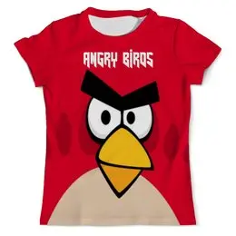 Заказать мужскую футболку в Москве. Футболка с полной запечаткой (мужская) Angry Birds (Terence) от Аня Лукьянова - готовые дизайны и нанесение принтов.