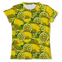 Заказать мужскую футболку в Москве. Футболка с полной запечаткой (мужская) Лимон от THE_NISE  - готовые дизайны и нанесение принтов.