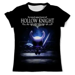 Заказать мужскую футболку в Москве. Футболка с полной запечаткой (мужская) Hollow Knight от geekbox - готовые дизайны и нанесение принтов.