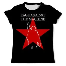 Заказать мужскую футболку в Москве. Футболка с полной запечаткой (мужская) Rage Against the Machine от geekbox - готовые дизайны и нанесение принтов.
