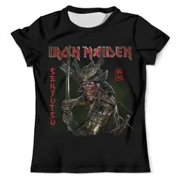 Заказать мужскую футболку в Москве. Футболка с полной запечаткой (мужская) Iron Maiden от Leichenwagen - готовые дизайны и нанесение принтов.