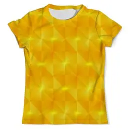 Заказать мужскую футболку в Москве. Футболка с полной запечаткой (мужская) Желтые квадраты от THE_NISE  - готовые дизайны и нанесение принтов.