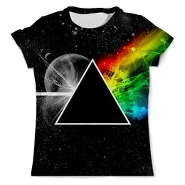 Заказать мужскую футболку в Москве. Футболка с полной запечаткой (мужская) Pink Floyd от geekbox - готовые дизайны и нанесение принтов.