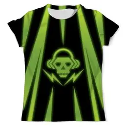 Заказать мужскую футболку в Москве. Футболка с полной запечаткой (мужская) Skull от Дмитрий - готовые дизайны и нанесение принтов.