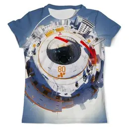 Заказать мужскую футболку в Москве. Футболка с полной запечаткой (мужская) Mirrors Edge от Alex - готовые дизайны и нанесение принтов.
