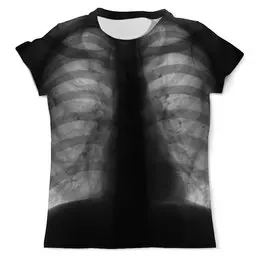 Заказать мужскую футболку в Москве. Футболка с полной запечаткой (мужская) Рентген  от CoolDesign - готовые дизайны и нанесение принтов.