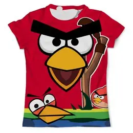 Заказать мужскую футболку в Москве. Футболка с полной запечаткой (мужская) Angry Birds 2 от Сергей Дульнев - готовые дизайны и нанесение принтов.
