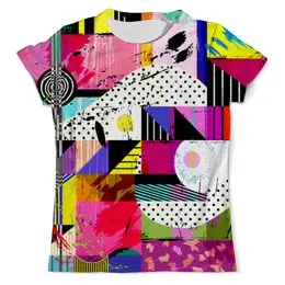 Заказать мужскую футболку в Москве. Футболка с полной запечаткой (мужская) Pop Art от THE_NISE  - готовые дизайны и нанесение принтов.
