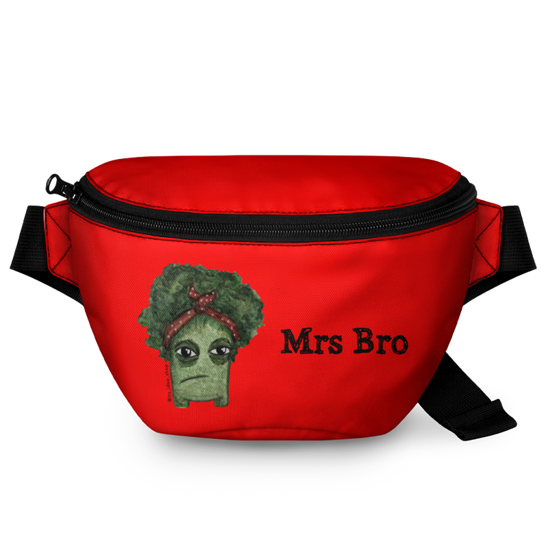 Printio Поясная сумка 3D Тётушка - mrs bro (@its_idea_shop)
