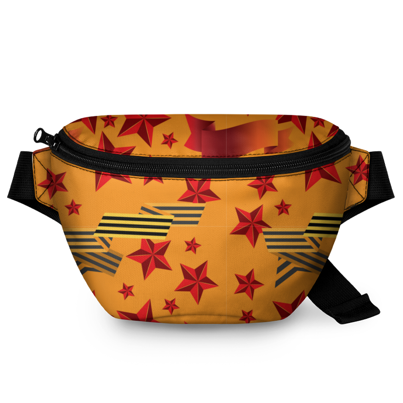 Printio Поясная сумка 3D Звезды и георгиевские ленты printio рюкзак мешок с полной запечаткой звезды и георгиевские ленты