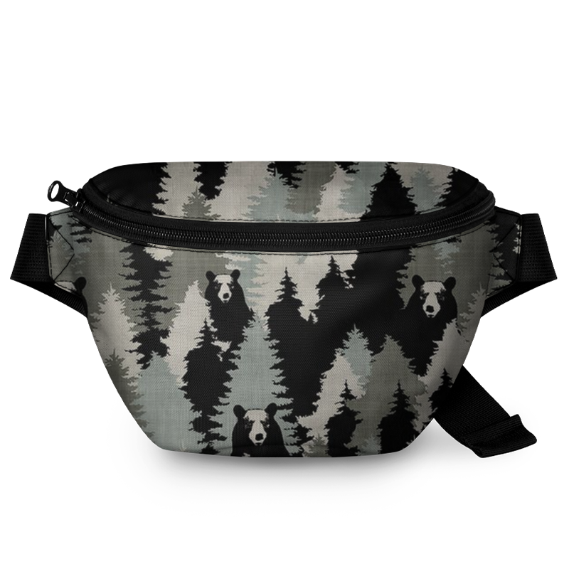 printio рюкзак 3d дремучий лес Printio Поясная сумка 3D Дремучий лес