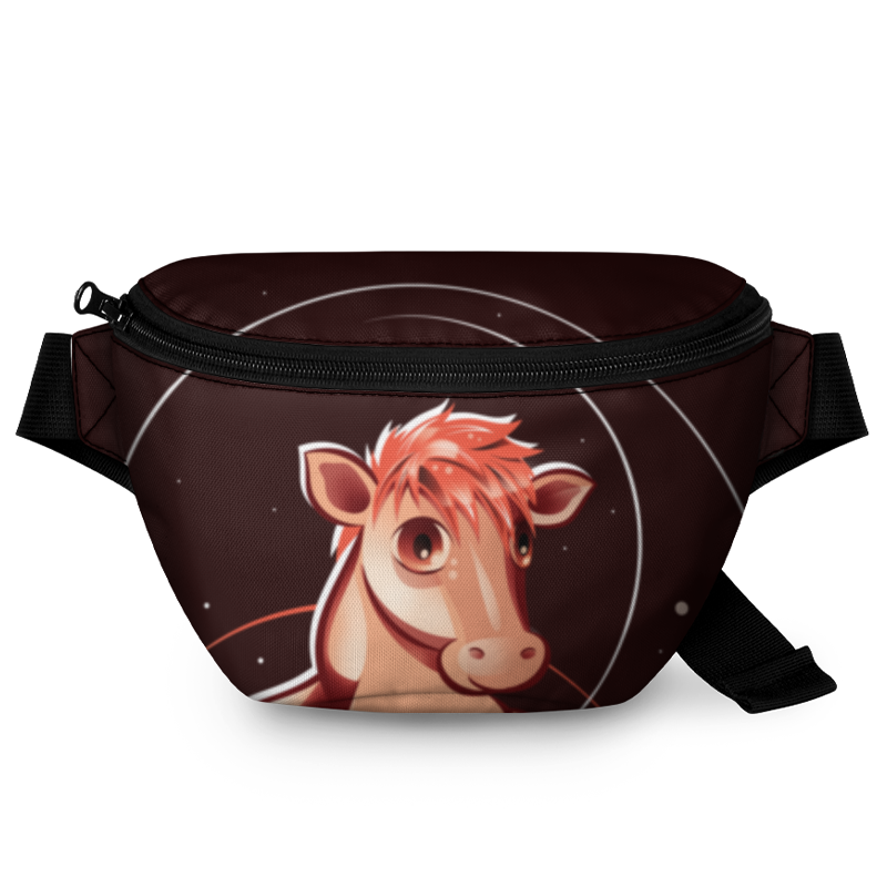 Printio Поясная сумка 3D Аниме теленок printio хлопковый рюкзак аниме теленок