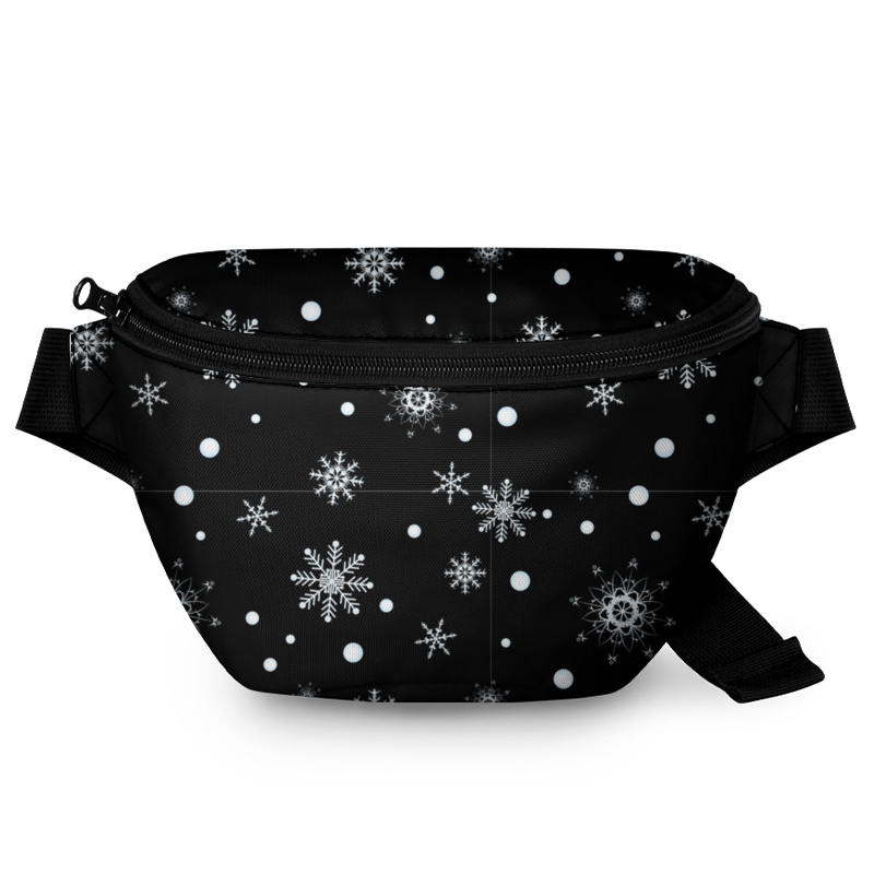 Printio Поясная сумка 3D Снежная ночь сказки в новогоднюю ночь