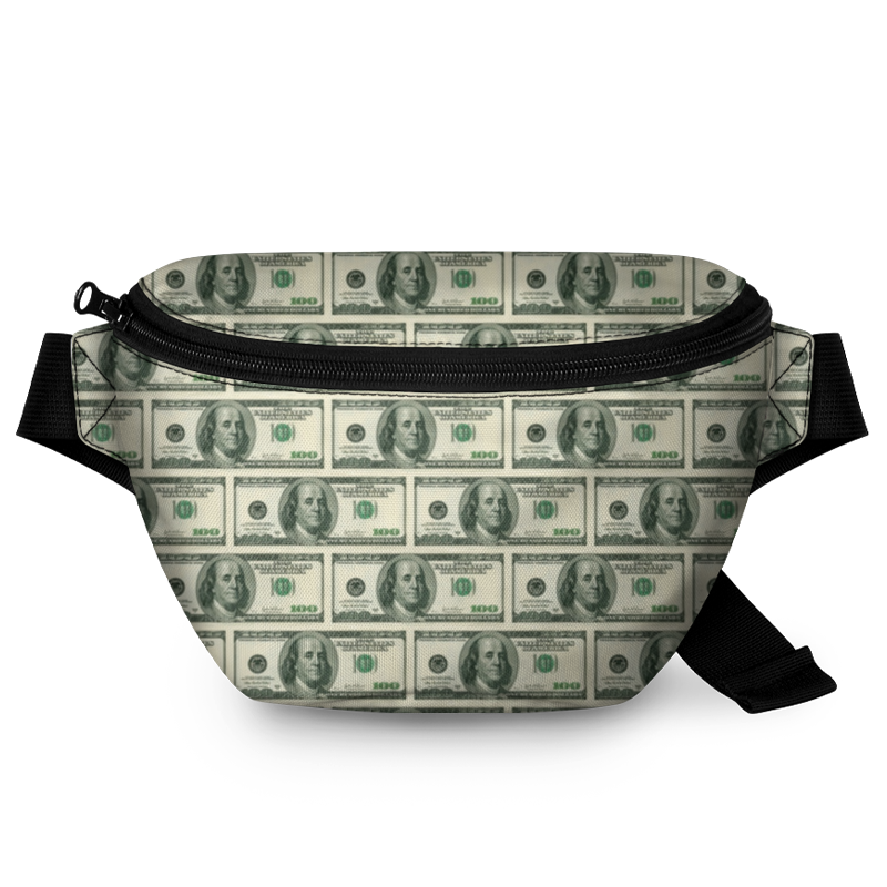 хунбин с война валют Printio Поясная сумка 3D Доллар