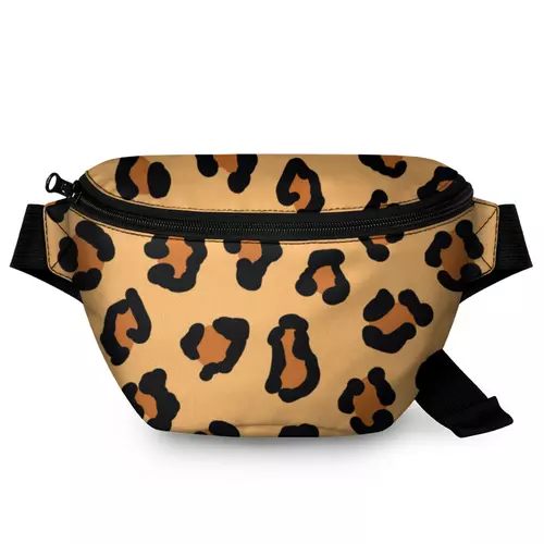 Заказать сумку в Москве. Поясная сумка 3D Леопард от YellowCloverShop - готовые дизайны и нанесение принтов.