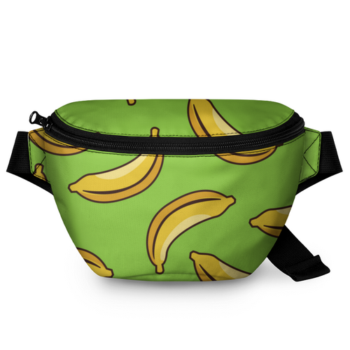 Заказать сумку в Москве. Поясная сумка 3D Банан от queen  - готовые дизайны и нанесение принтов.