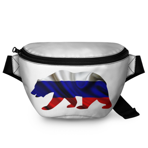 Заказать сумку в Москве. Поясная сумка 3D Русский медведь от FireFoxa - готовые дизайны и нанесение принтов.