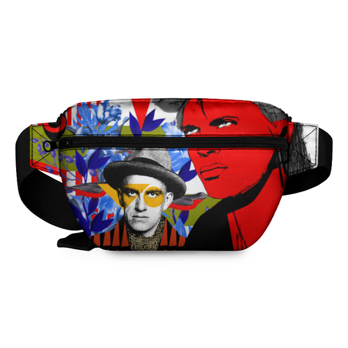 Заказать сумку в Москве. Поясная сумка 3D Маяковский и Billy Idol  от mimiart  - готовые дизайны и нанесение принтов.
