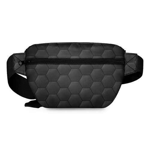 Заказать сумку в Москве. Поясная сумка 3D Чёрная броня от bd-art  - готовые дизайны и нанесение принтов.