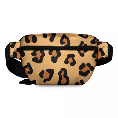 Заказать сумку в Москве. Поясная сумка 3D Леопард от YellowCloverShop - готовые дизайны и нанесение принтов.