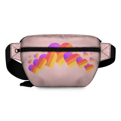Заказать сумку в Москве. Поясная сумка 3D Лайк Likee  от MariYang  - готовые дизайны и нанесение принтов.