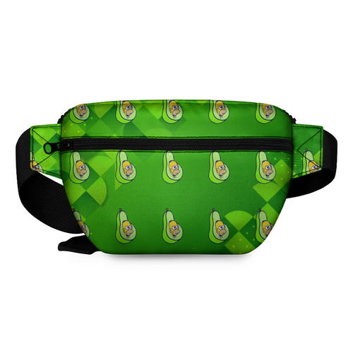Заказать сумку в Москве. Поясная сумка 3D авокадо от queen  - готовые дизайны и нанесение принтов.