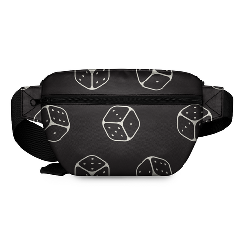 Заказать сумку в Москве. Поясная сумка 3D Игральная кость от YellowCloverShop - готовые дизайны и нанесение принтов.