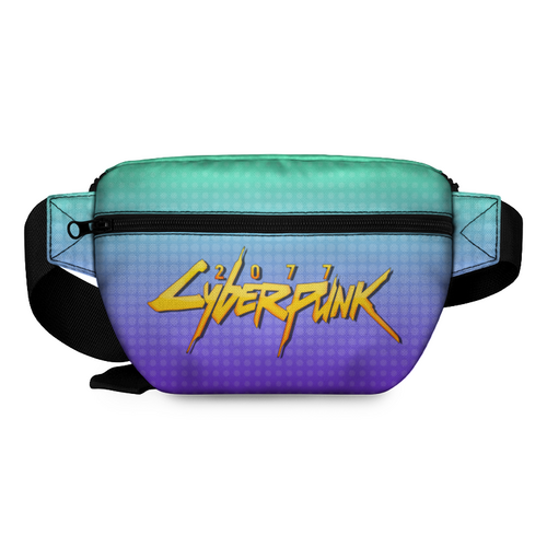 Заказать сумку в Москве. Поясная сумка 3D CyberPunk•2077 от balden - готовые дизайны и нанесение принтов.