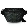 Заказать сумку в Москве. Поясная сумка 3D Темные соты от Alexey Evsyunin - готовые дизайны и нанесение принтов.
