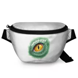Заказать сумку в Москве. Поясная сумка 3D Глаз зеленого дракона от tigerda  - готовые дизайны и нанесение принтов.