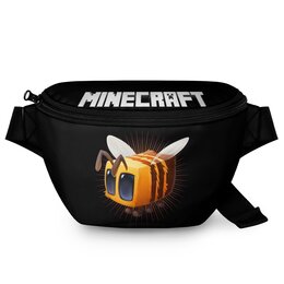 Заказать сумку в Москве. Поясная сумка 3D Minecraft  от T-shirt print  - готовые дизайны и нанесение принтов.