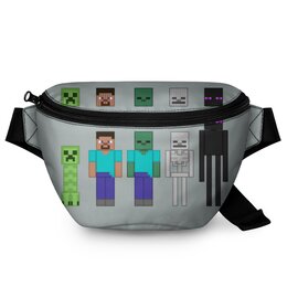 Заказать сумку в Москве. Поясная сумка 3D Майнкрафт Minecraft от MariYang  - готовые дизайны и нанесение принтов.