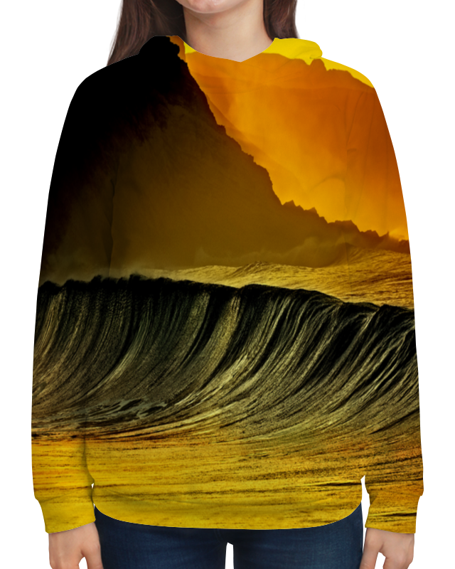 Printio Толстовка с полной запечаткой Волны моря printio борцовка с полной запечаткой волны моря