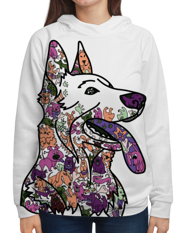 Printio Толстовка с полной запечаткой Забавные собаки printio футболка с полной запечаткой женская забавные собаки