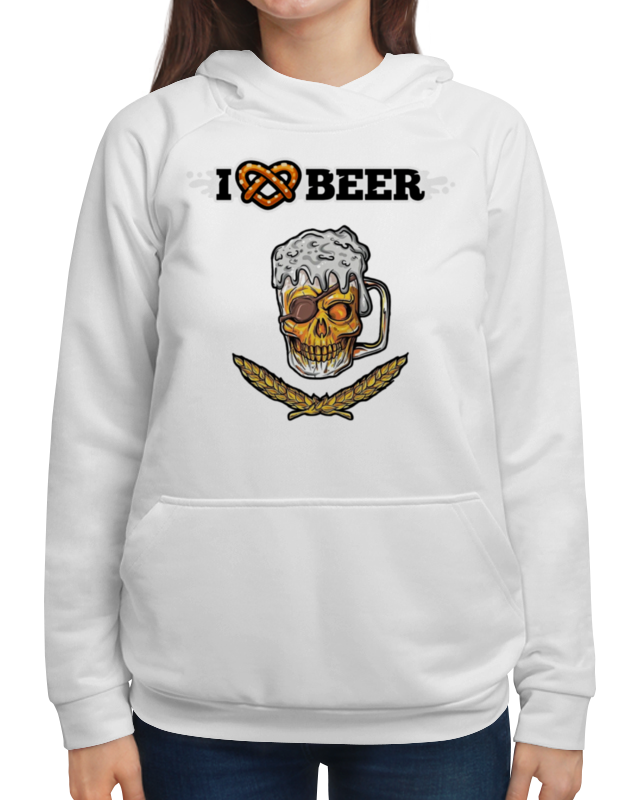 Printio Толстовка с полной запечаткой Я люблю пиво printio футболка с полной запечаткой мужская я люблю пиво