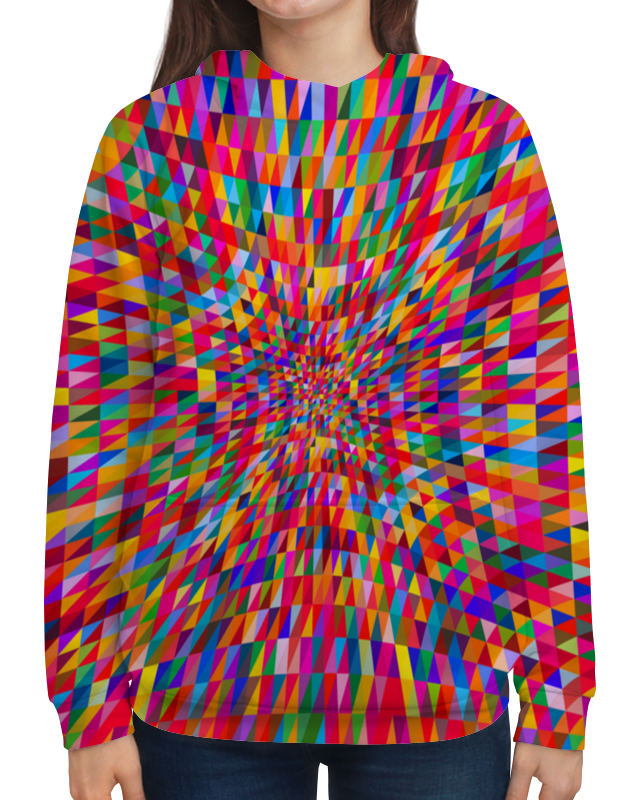 Printio Толстовка с полной запечаткой Абстракция треугольники подушка 60х40 с полной запечаткой printio абстракция треугольники