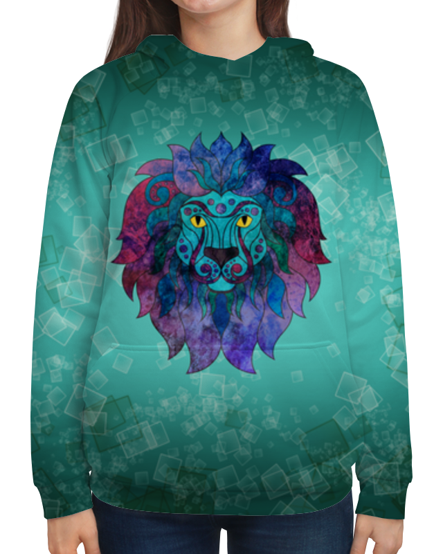 Printio Толстовка с полной запечаткой Яркий лев printio футболка с полной запечаткой женская яркий лев
