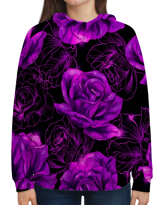 Printio Толстовка с полной запечаткой Розы в цвету printio футболка с полной запечаткой мужская розы в цвету
