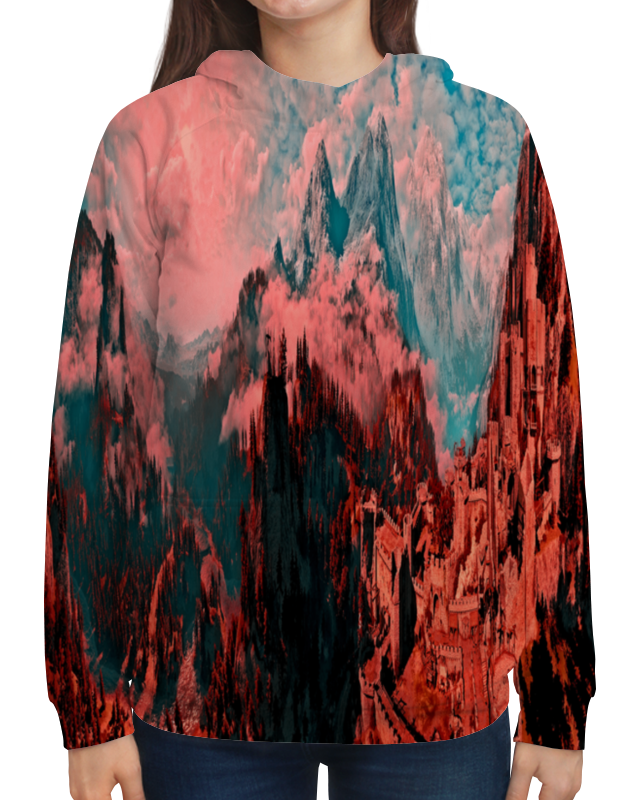 Printio Толстовка с полной запечаткой Крепость в горах printio толстовка с полной запечаткой осень в горах