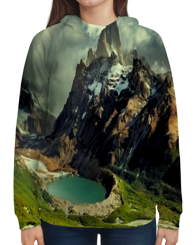 Printio Толстовка с полной запечаткой Озеро printio футболка с полной запечаткой мужская озеро