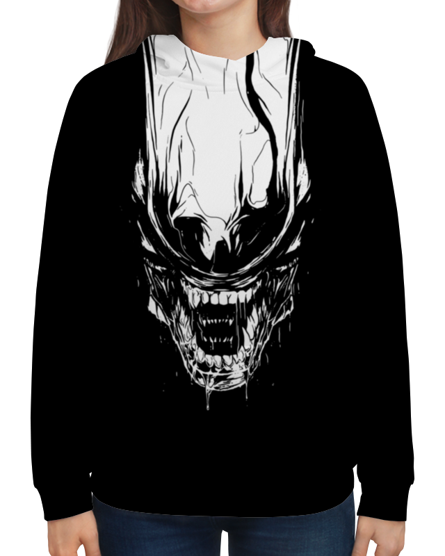 Printio Толстовка с полной запечаткой Xenoblack