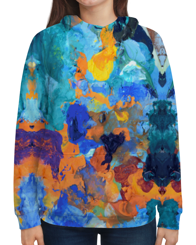 Printio Толстовка с полной запечаткой застывшие яркие краски printio футболка с полной запечаткой мужская застывшие яркие краски
