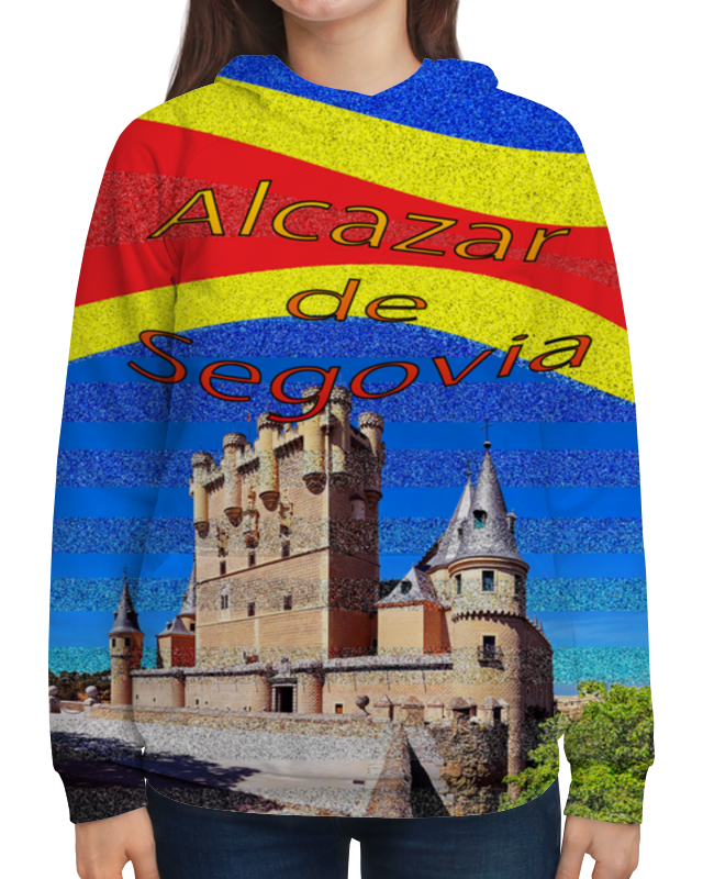 Printio Толстовка с полной запечаткой Замки испании. замок сеговия. printio футболка с полной запечаткой женская замки испании замок сеговия