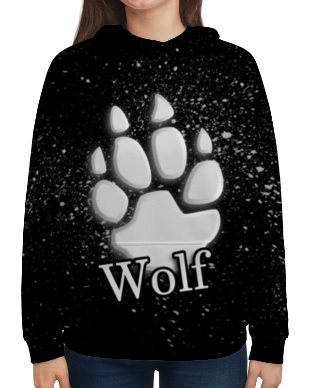 Printio Толстовка с полной запечаткой Лапа волка printio футболка с полной запечаткой женская лапа волка