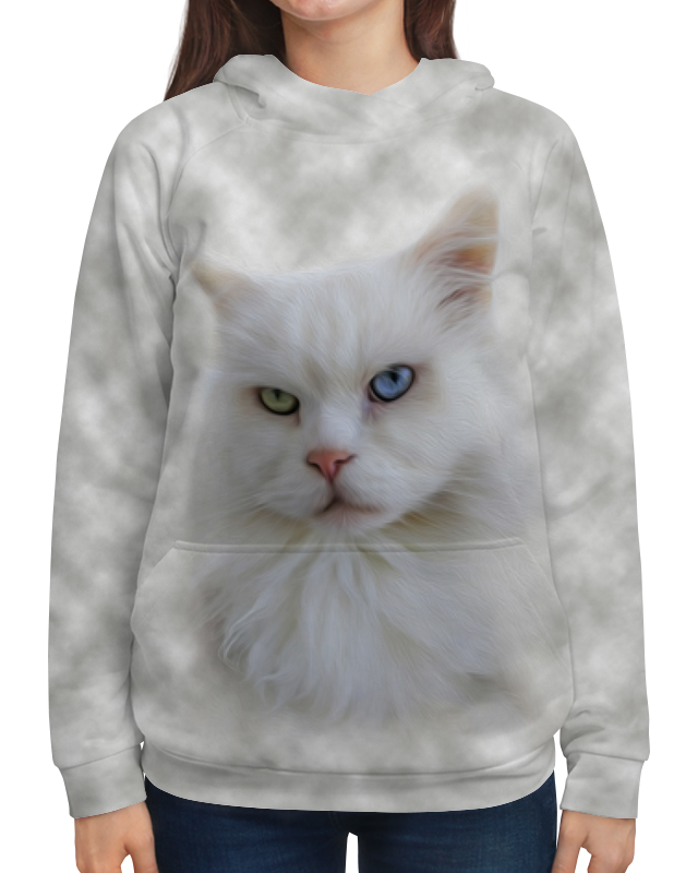 Printio Толстовка с полной запечаткой Грозный кот printio футболка с полной запечаткой для мальчиков грозный кот