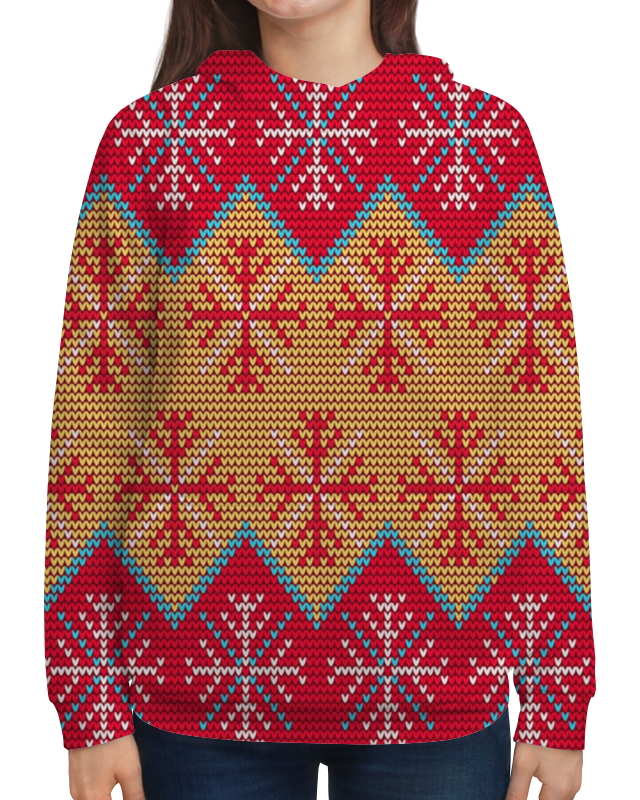 Printio Толстовка с полной запечаткой Цветной узор printio футболка с полной запечаткой женская узор цветной