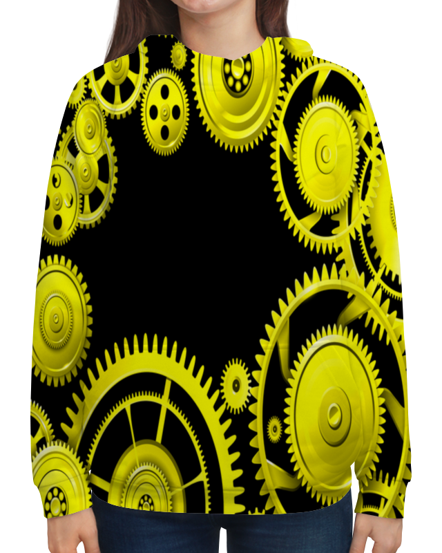 Printio Толстовка с полной запечаткой Шестеренки printio футболка с полной запечаткой женская шестеренки
